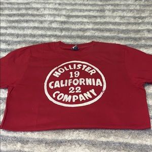 Hollister 1922 tee shirt, red size M